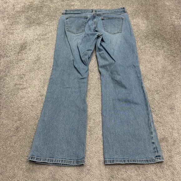 Gap Bootcut Denim Jeans Womens 16R Blue Medium Wash Mid Rise Y2K Casual 34x29 - Picture 2 of 15